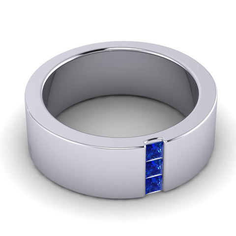 Blue Sapphire Band