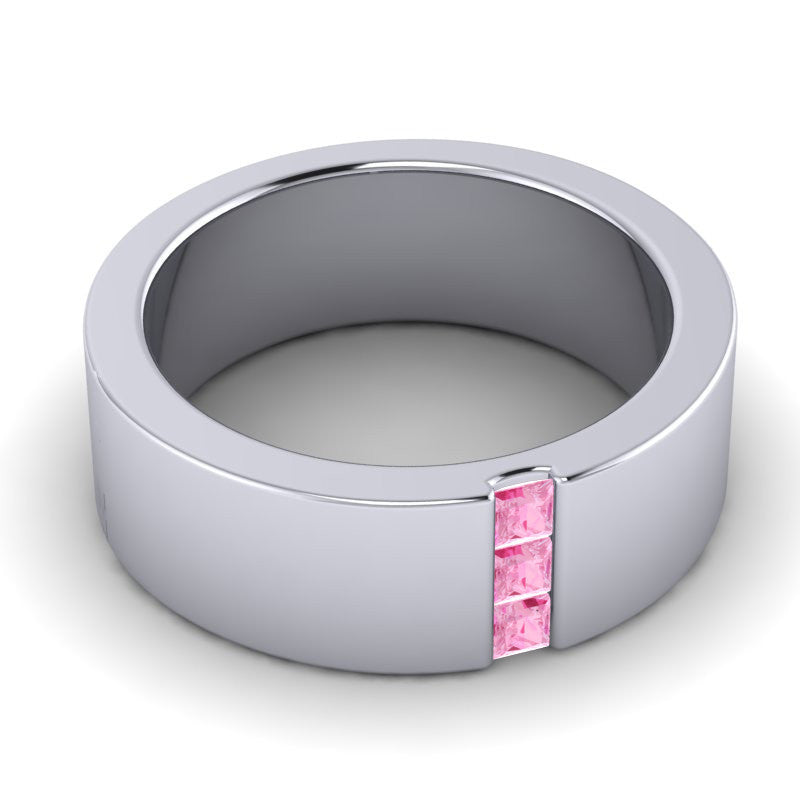 Pink Tourmaline Band