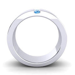Swiss Blue Topaz Band
