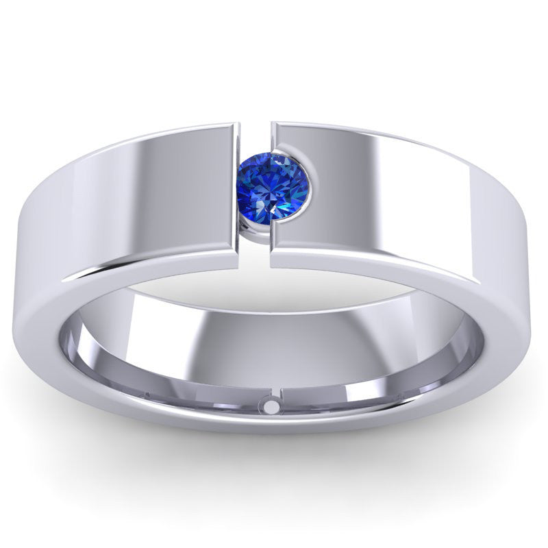 Blue Sapphire Band
