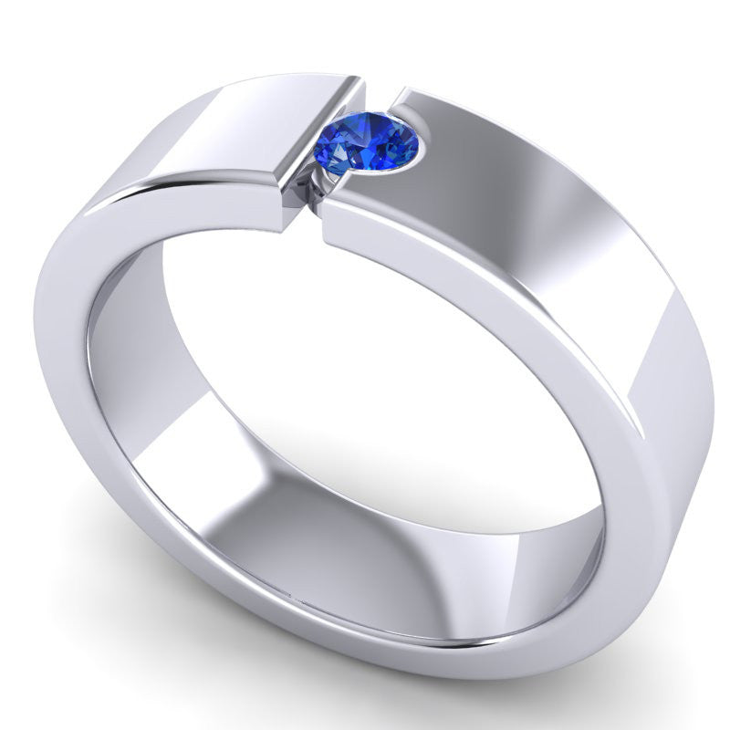 Blue Sapphire Band