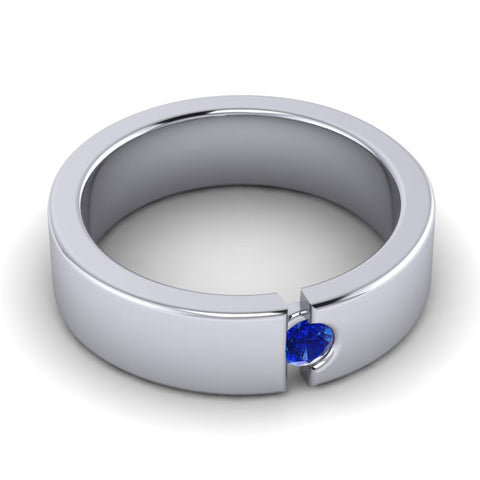Blue Sapphire Band