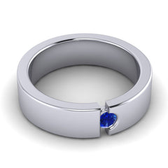 Blue Sapphire Band