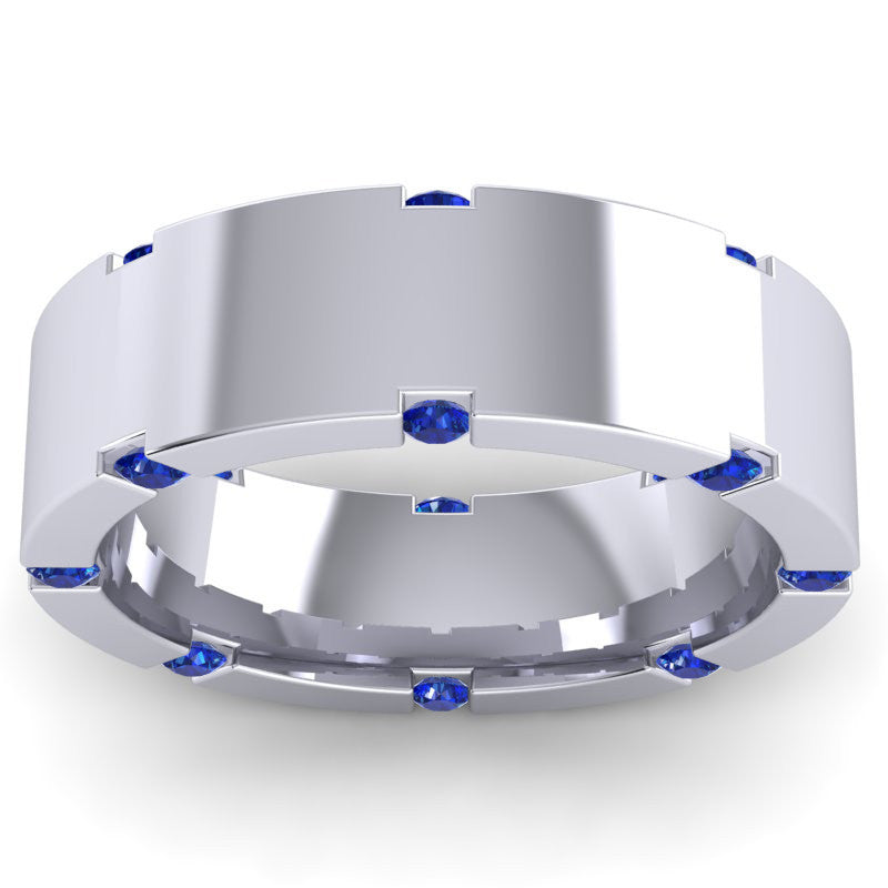 Blue Sapphire Band