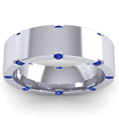 Blue Sapphire Band