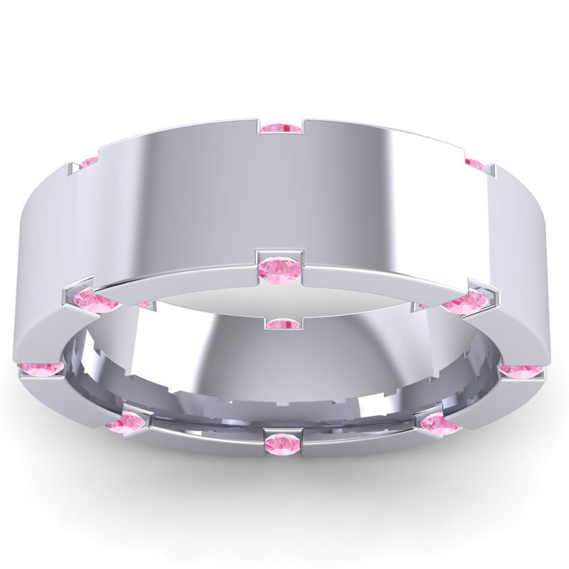 Pink Tourmaline Band