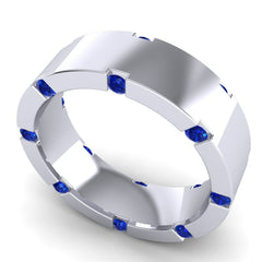 Blue Sapphire Band