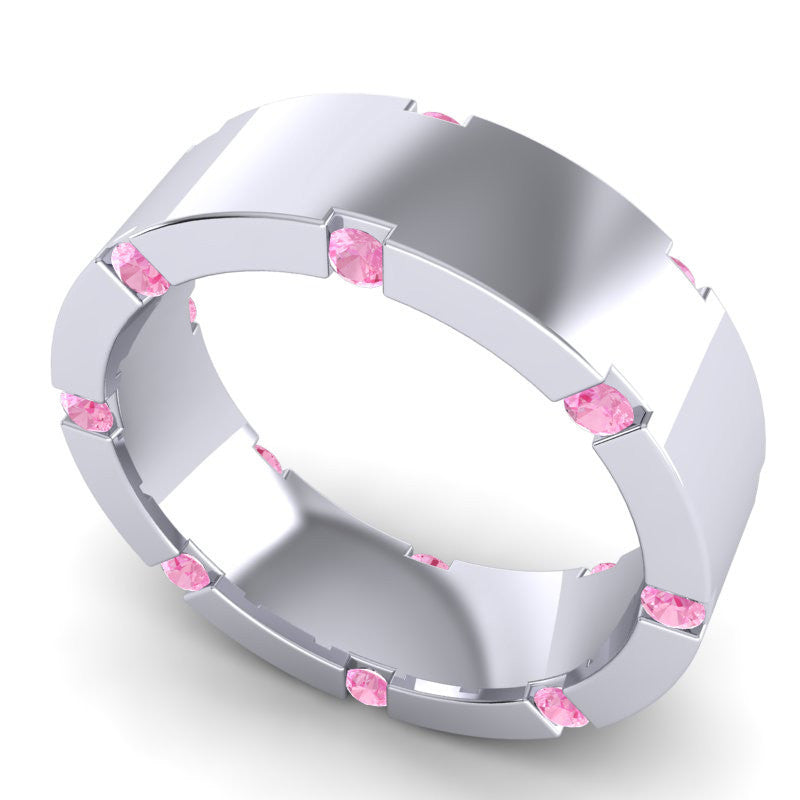 Pink Tourmaline Band