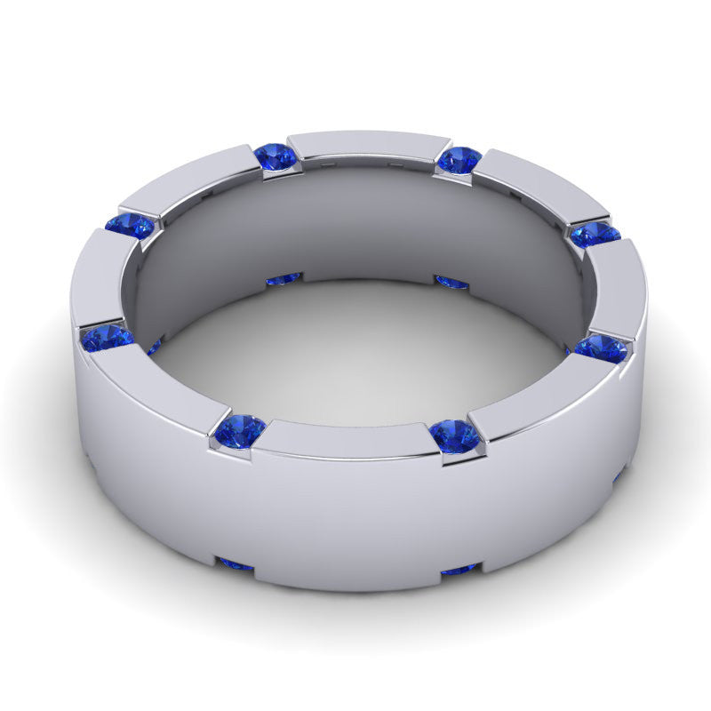 Blue Sapphire Band