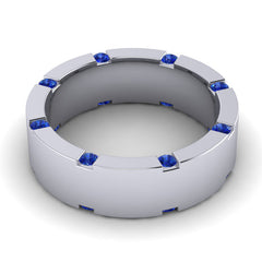 Blue Sapphire Band