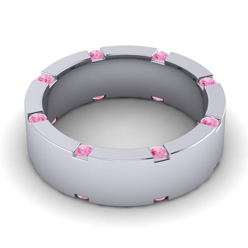 Pink Tourmaline Band