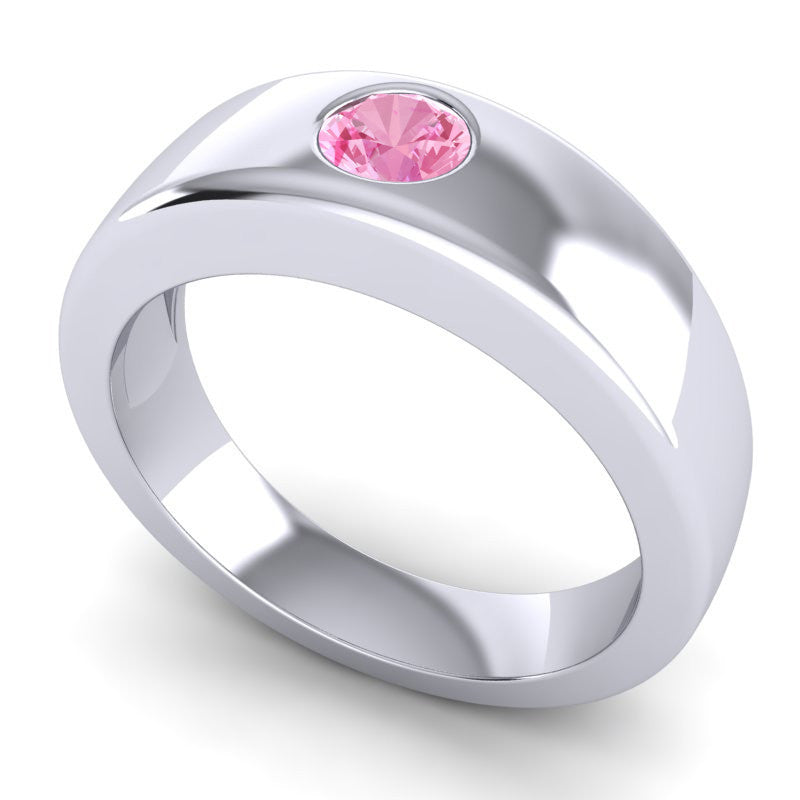 Pink Tourmaline Band