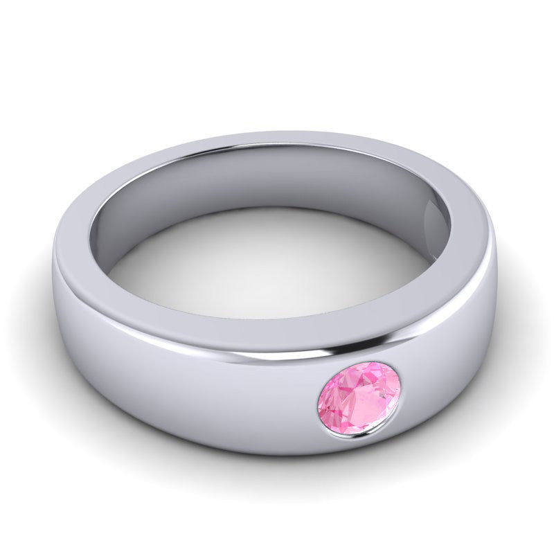 Pink Tourmaline Band