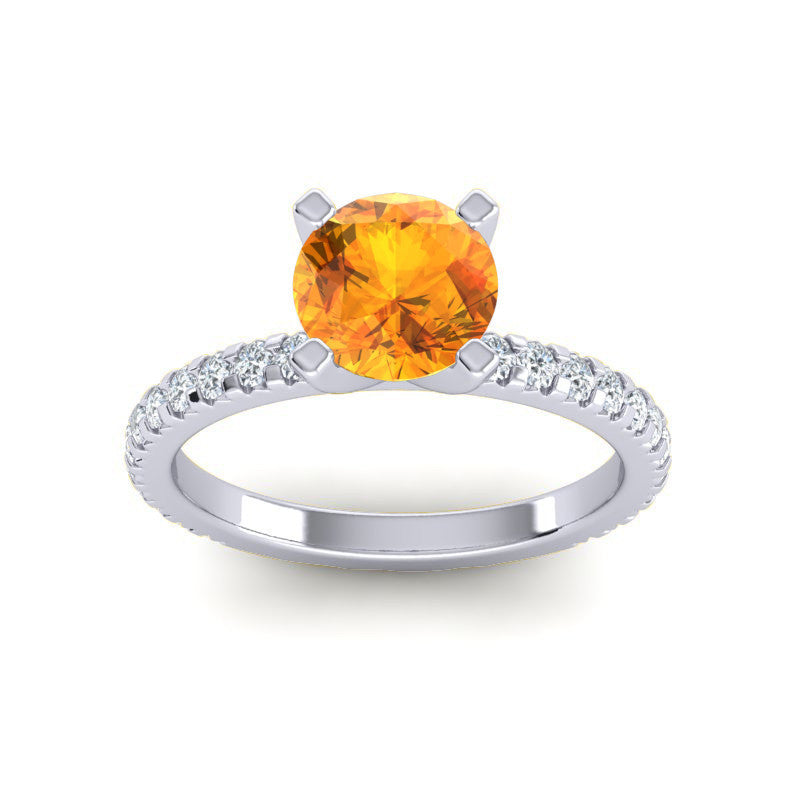 Citrine and Diamond