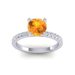 Citrine and Diamond