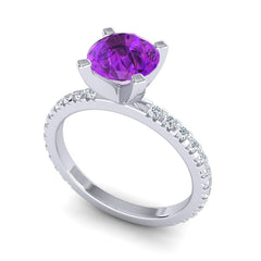 Amethyst and Diamond