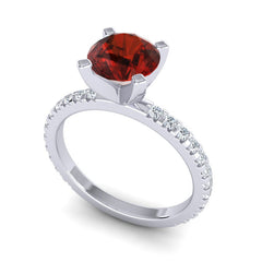Garnet and Diamond