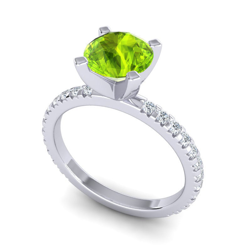 Peridot and Diamond