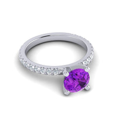 Amethyst and Diamond