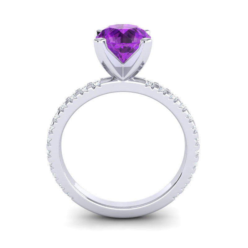 Amethyst and Diamond