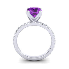 Amethyst and Diamond
