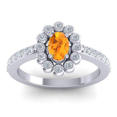 Citrine and Diamond