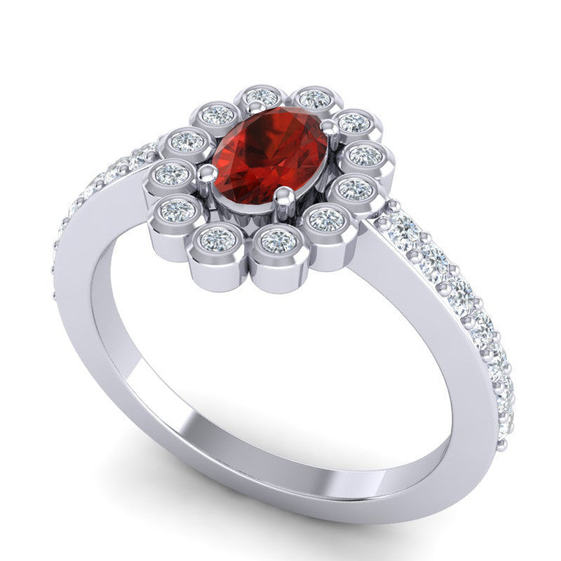 Garnet and Diamond