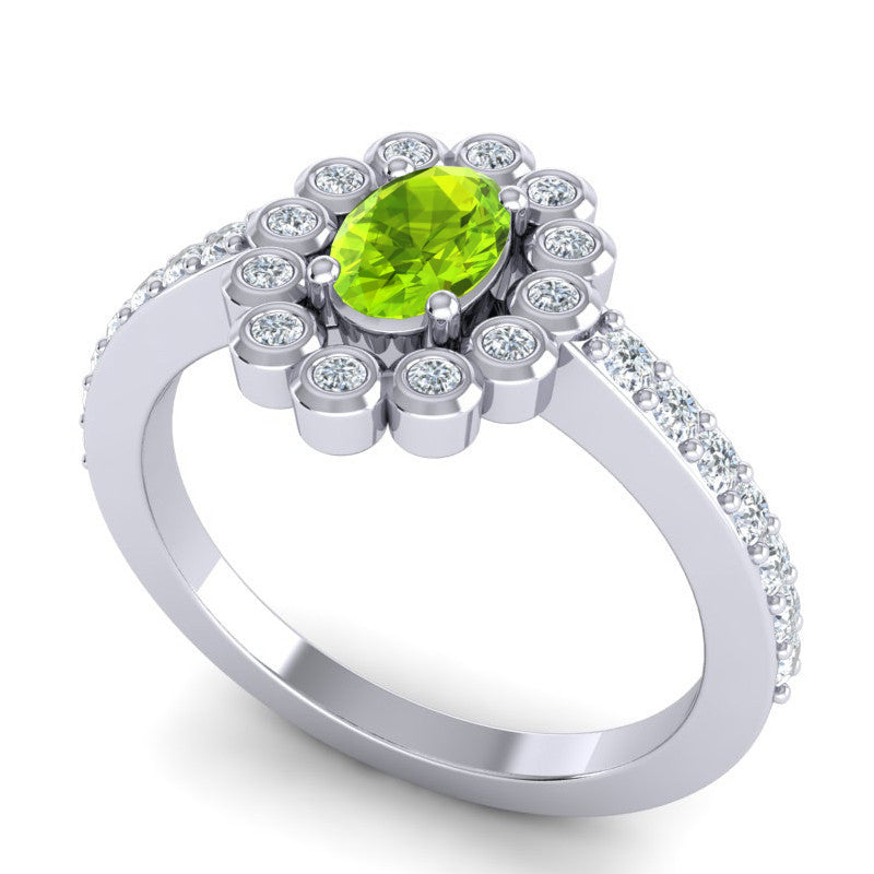 Peridot and Diamond