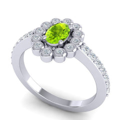Peridot and Diamond