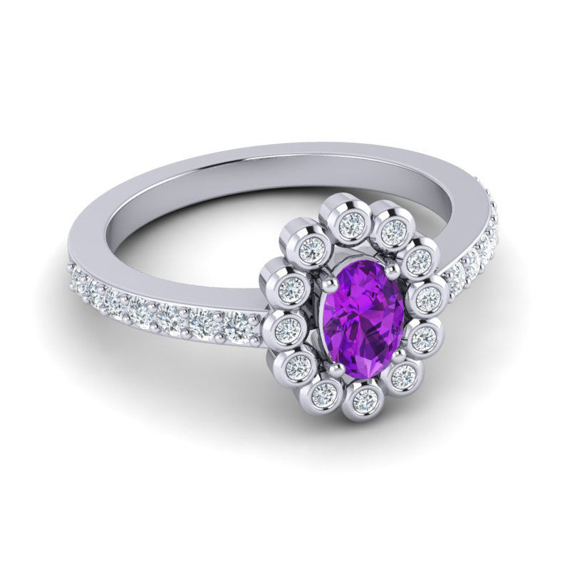 Amethyst and Diamond