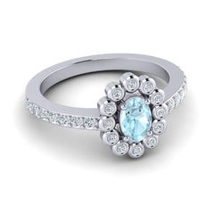 Aquamarine and Diamond