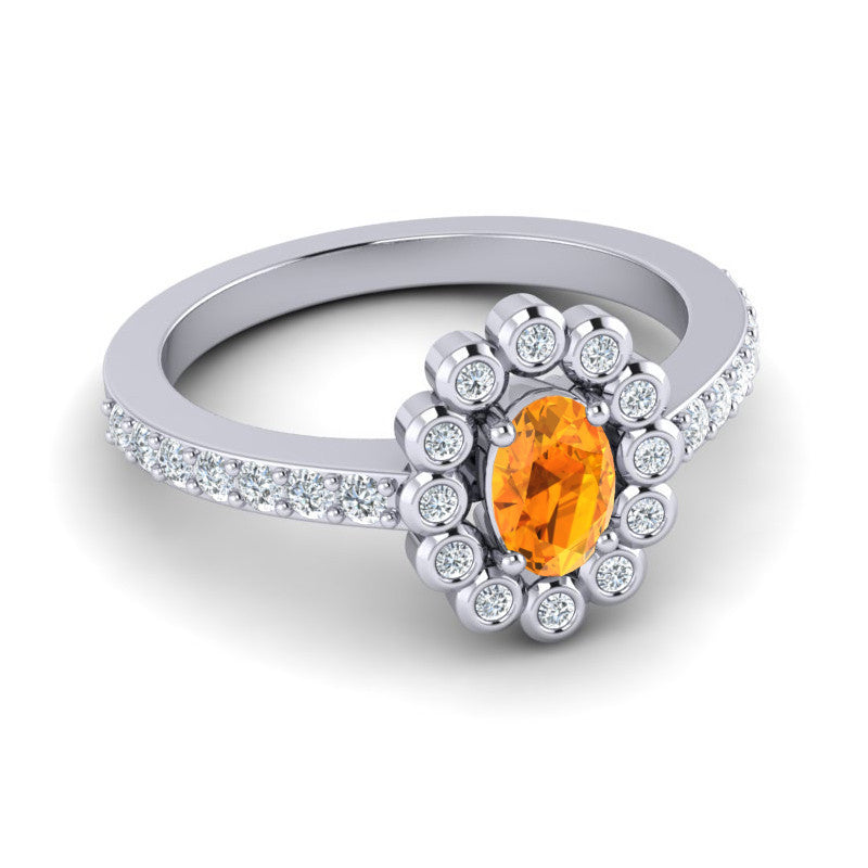 Citrine and Diamond