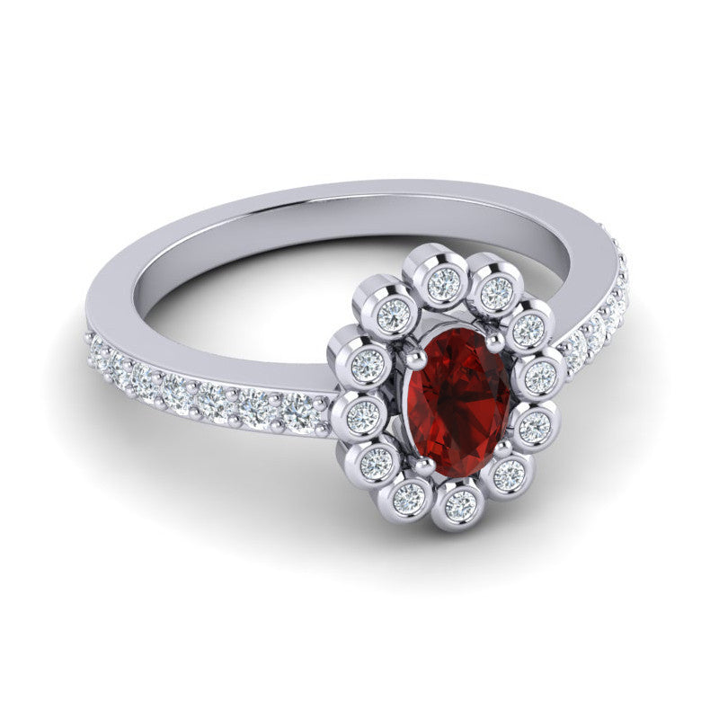 Garnet and Diamond