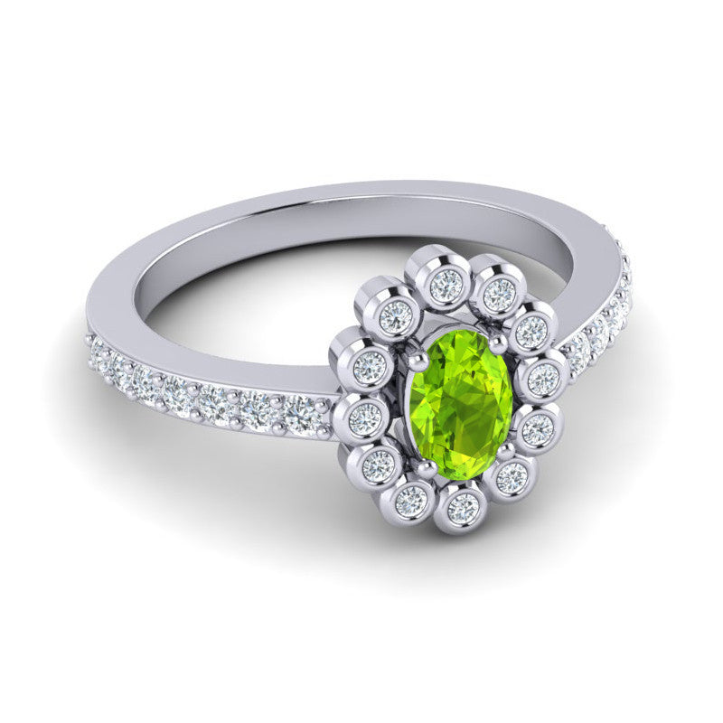 Peridot and Diamond