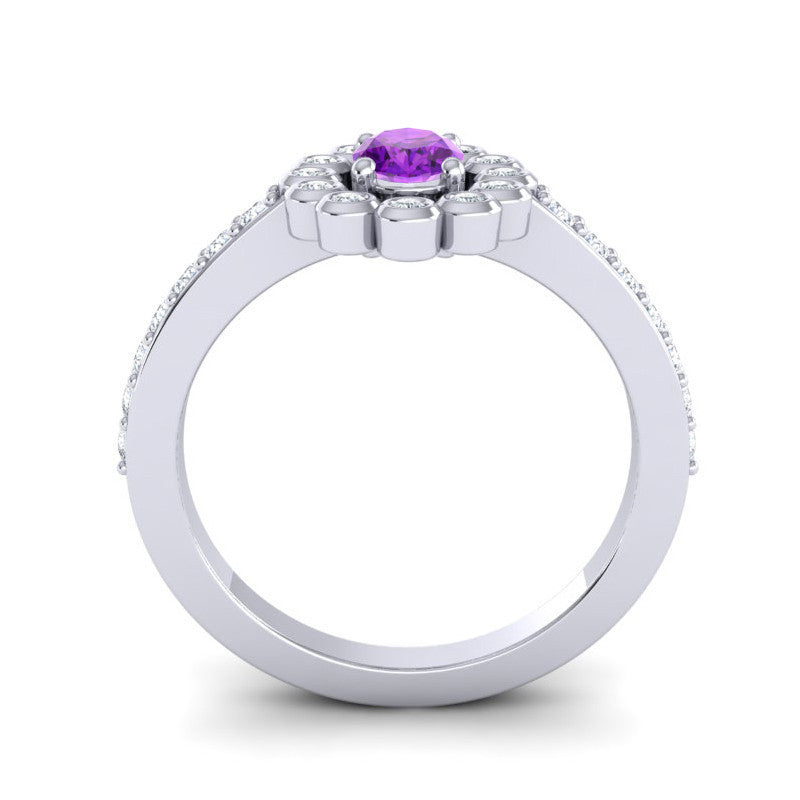 Amethyst and Diamond