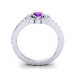Amethyst and Diamond