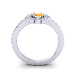 Citrine and Diamond