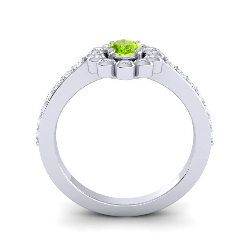 Peridot and Diamond