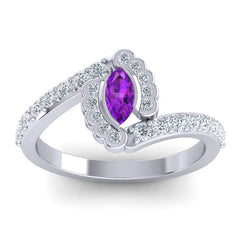 Amethyst and Diamond