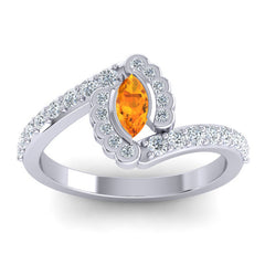 Citrine and Diamond