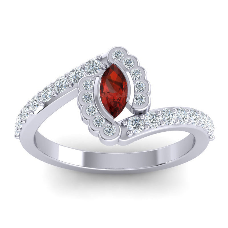 Garnet and Diamond