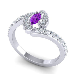 Amethyst and Diamond