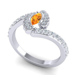 Citrine and Diamond