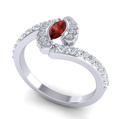 Garnet and Diamond