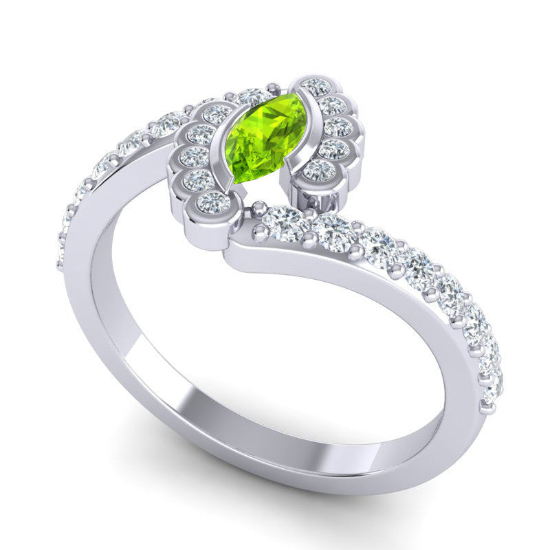 Peridot and Diamond