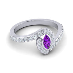 Amethyst and Diamond