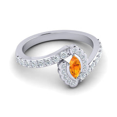 Citrine and Diamond