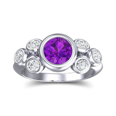 Amethyst and Diamond