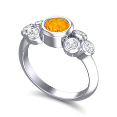 Citrine and Diamond