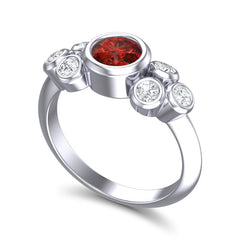 Garnet and Diamond